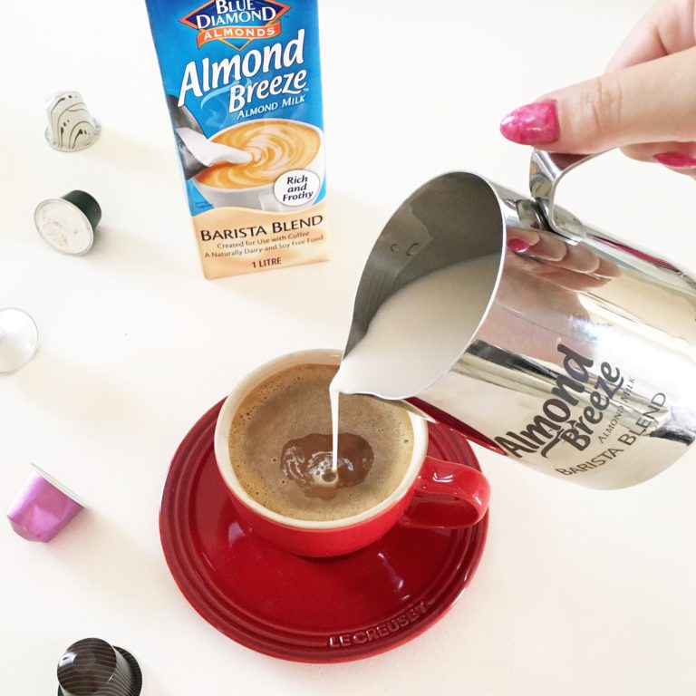 A Perfect Cuppacino Using Almond Breeze Barista Blend