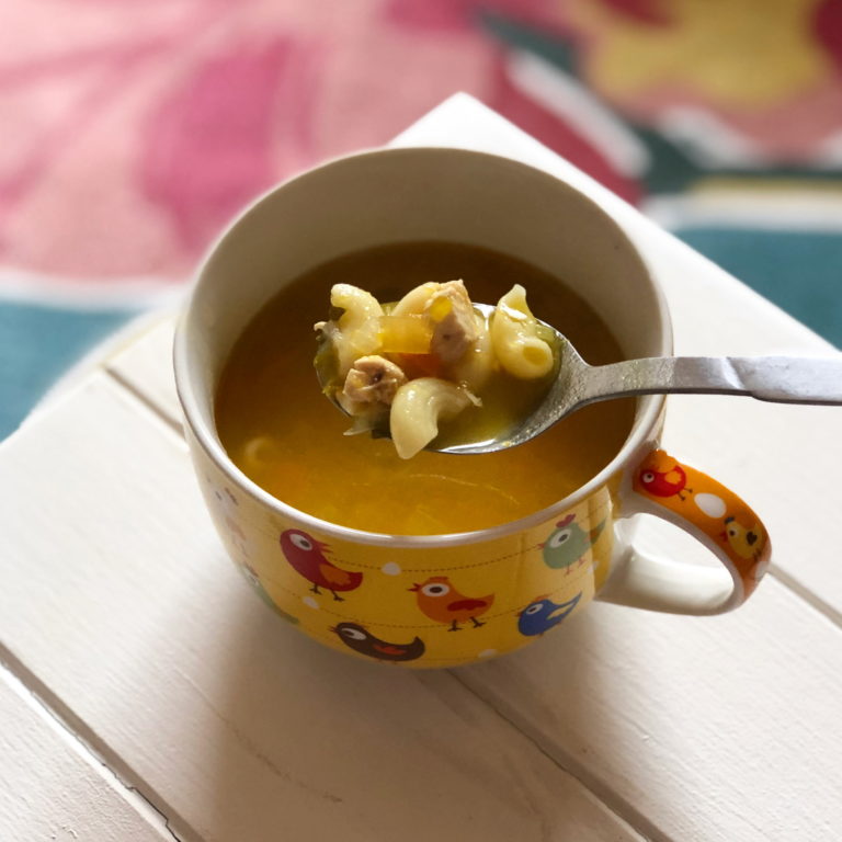 Recipe for my famous chicken noodle soup