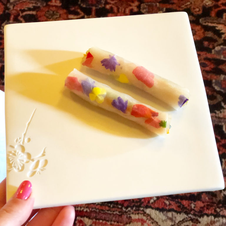 The Spring menu at Restaurant Mosaic at The Orient Hotel